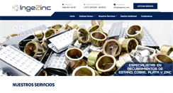 Desktop Screenshot of ingezinc.com